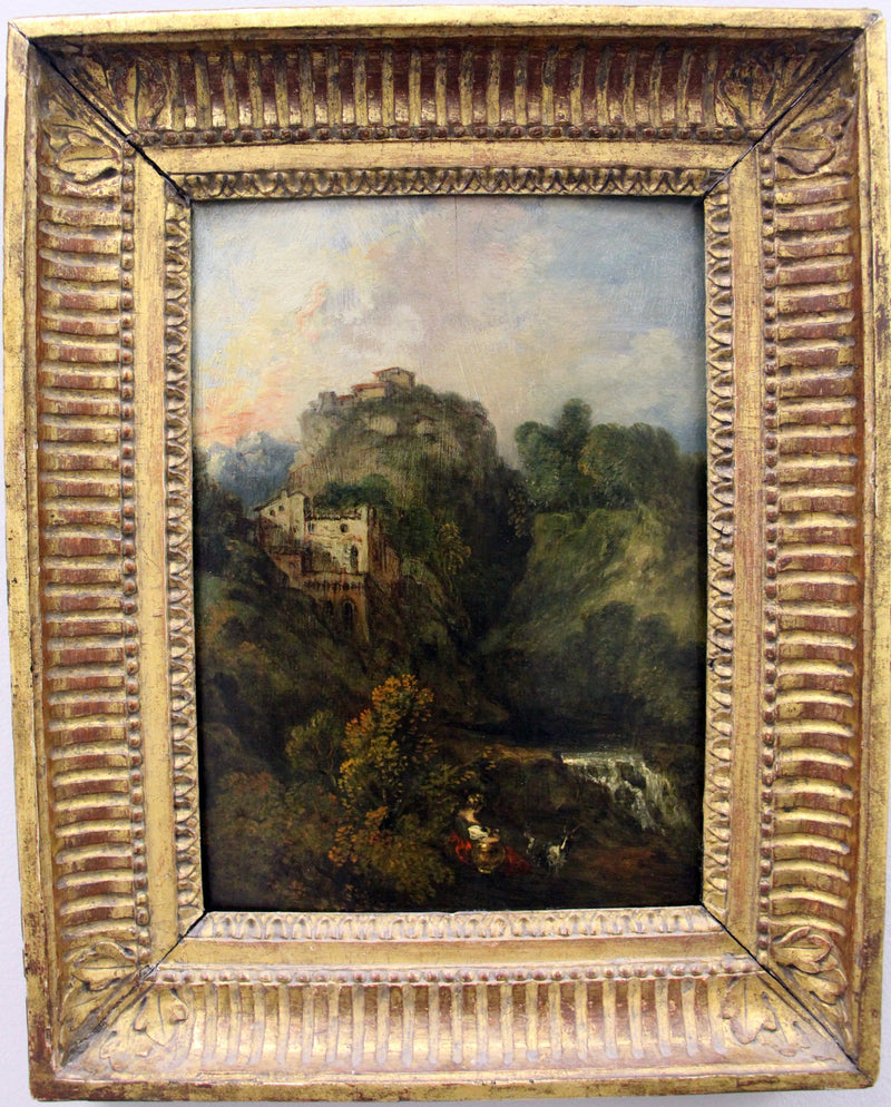  Landskap med geit - Antoine Watteau