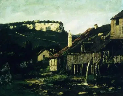 Landskap ved Ornans - Gustave Courbet