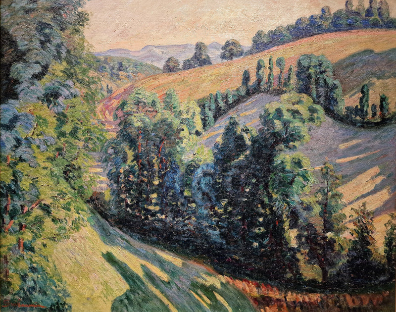 Landskap ved Pontgibaud - Armand Guillaumin