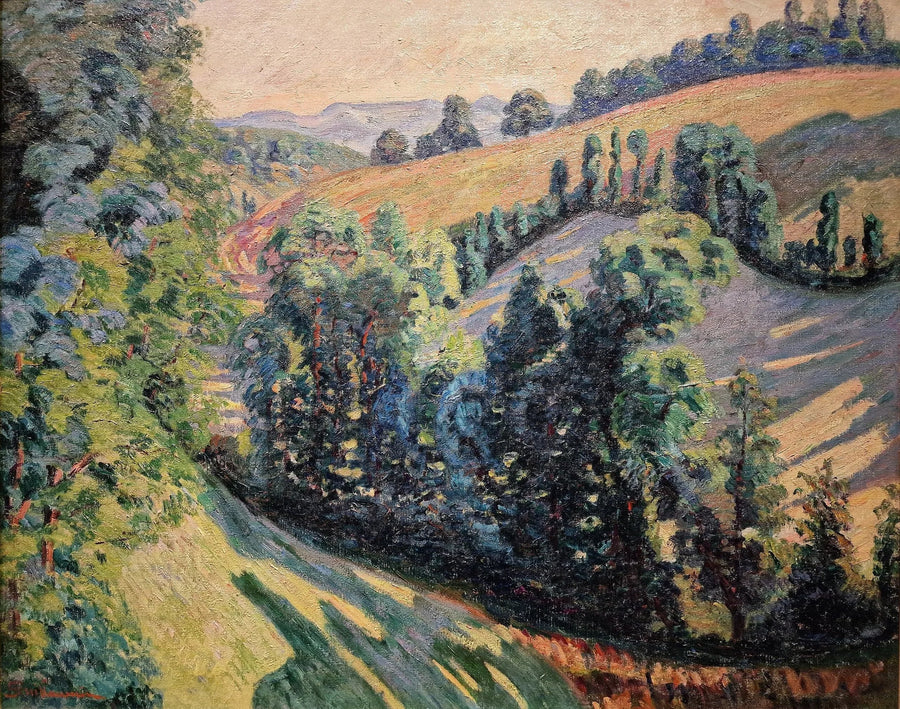 Landskap ved Pontgibaud - Armand Guillaumin