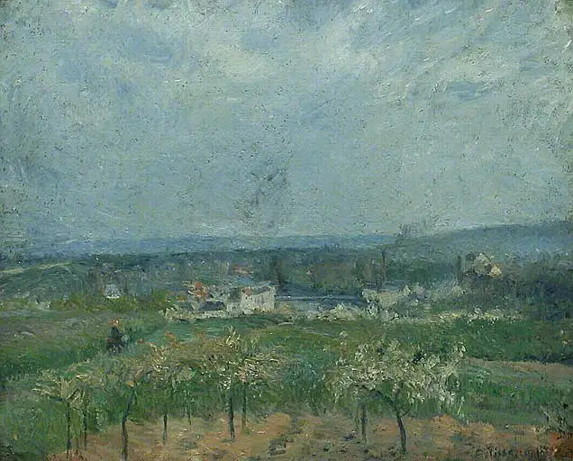 Landskap ved Pontoise - Camille Pissarro