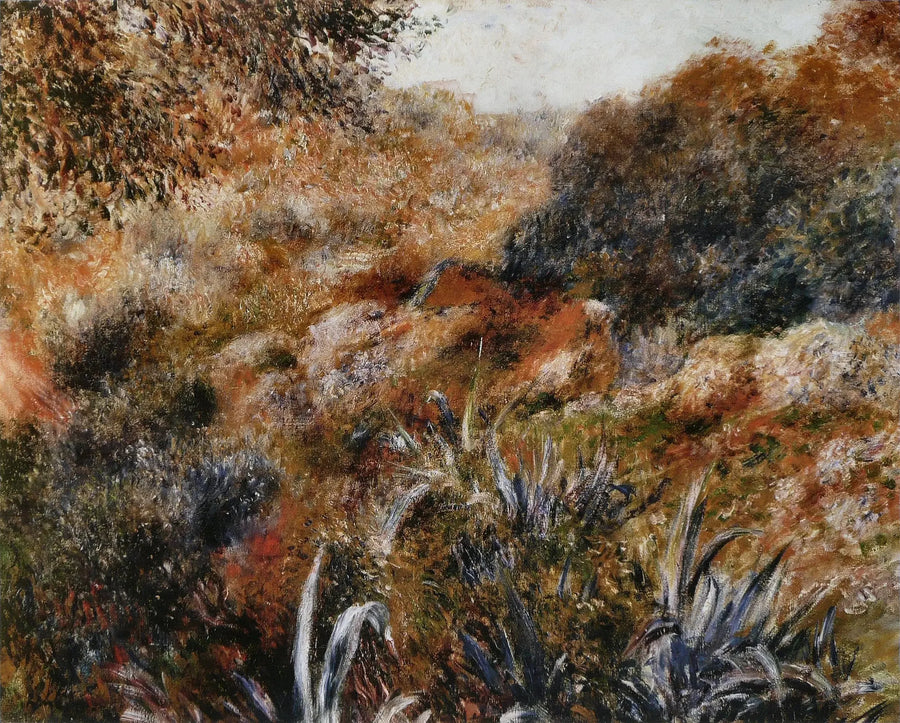 Algerisk landskap, kløften til den ville kvinnen - Pierre-Auguste Renoir