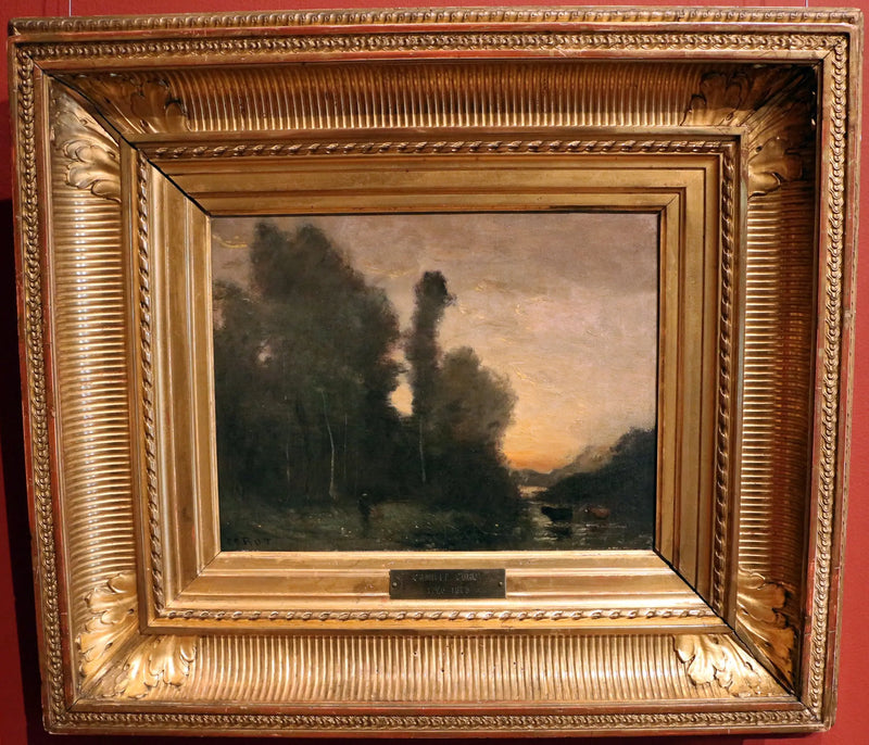 Landskap, kveldstemning - Jean-Baptiste Camille Corot
