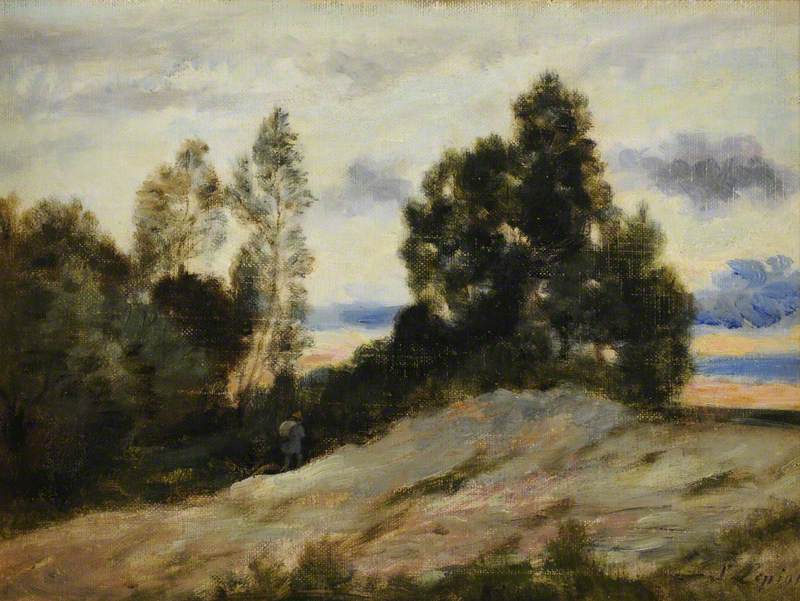 Landskap med trær - Stanislas Lépine
