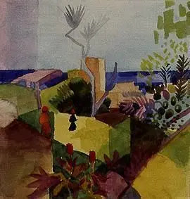 Landskap ved havet - August Macke