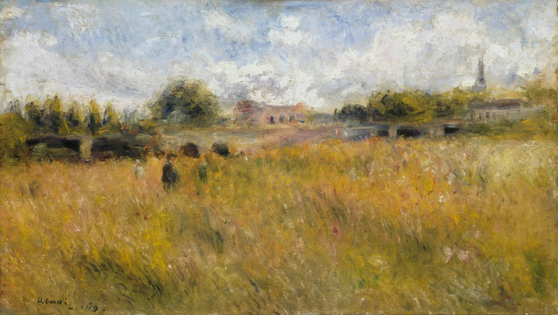 Landskap ved Seinen i Rueil - Pierre-Auguste Renoir