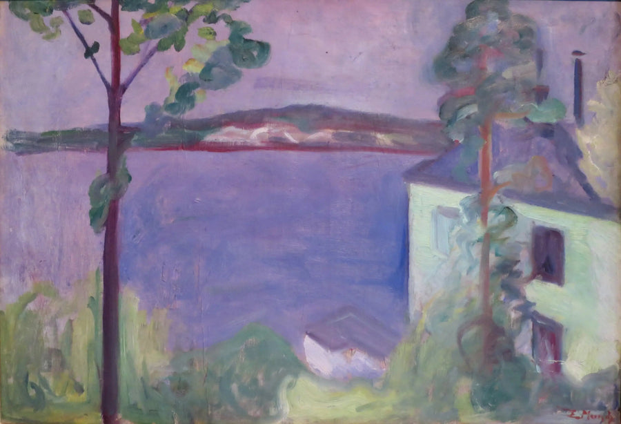 Landskap i måneskinn - Edvard Munch