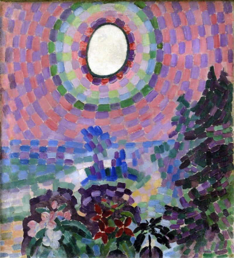 Landskap med skive - Robert Delaunay