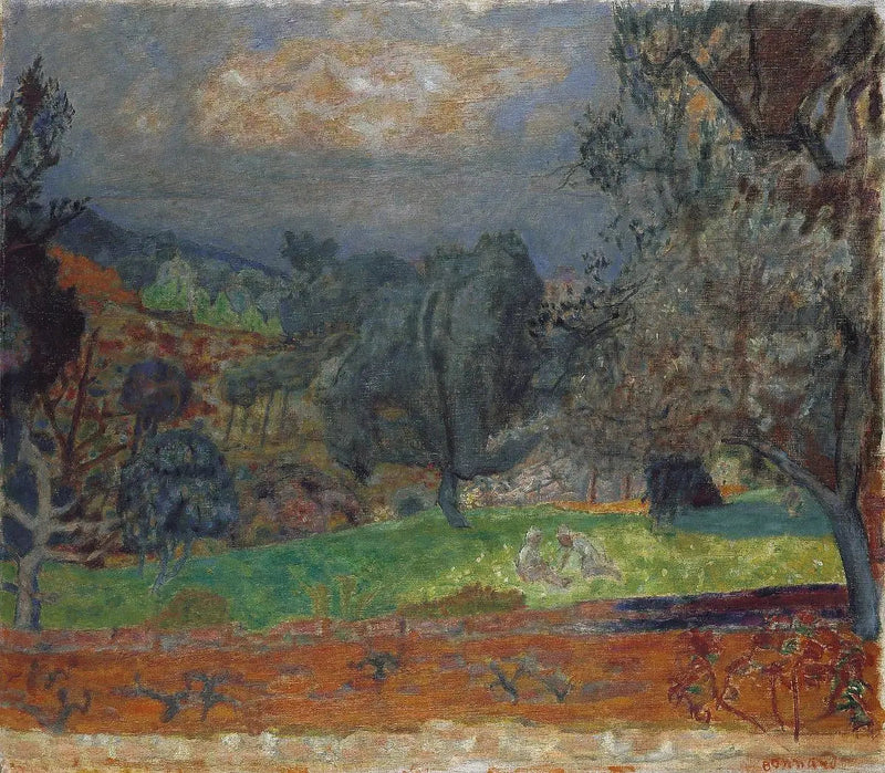 Landskap ved solnedgang. Le Cannet - Pierre Bonnard