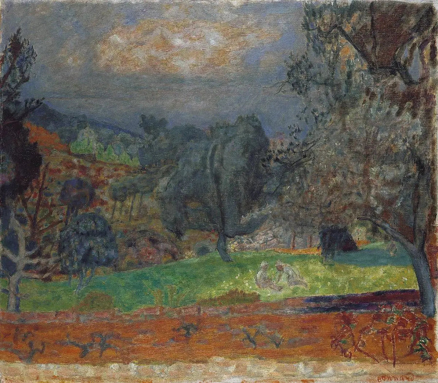 Landskap ved solnedgang. Le Cannet - Pierre Bonnard