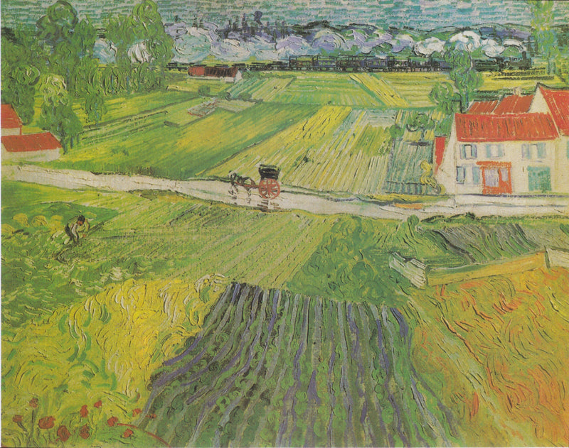 Landskap i Auvers etter regnet - Vincent van Gogh