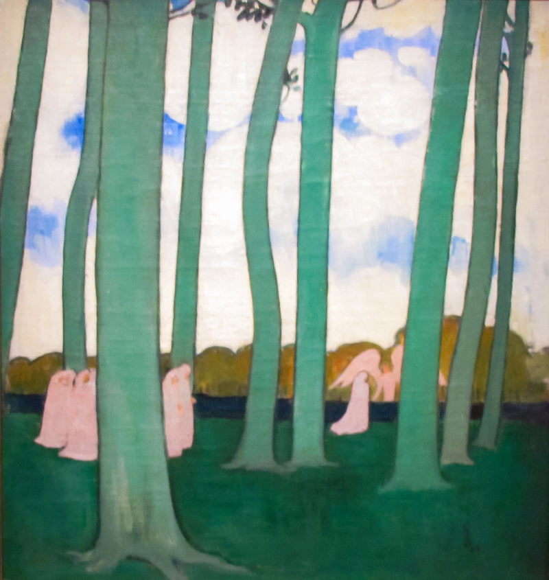 Landskap med grønne trær - Maurice Denis