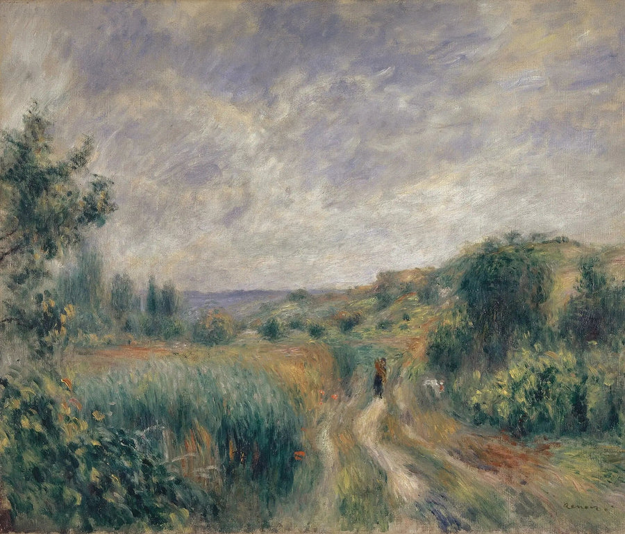 Landskap i nærheten av Essoyes - Pierre-Auguste Renoir