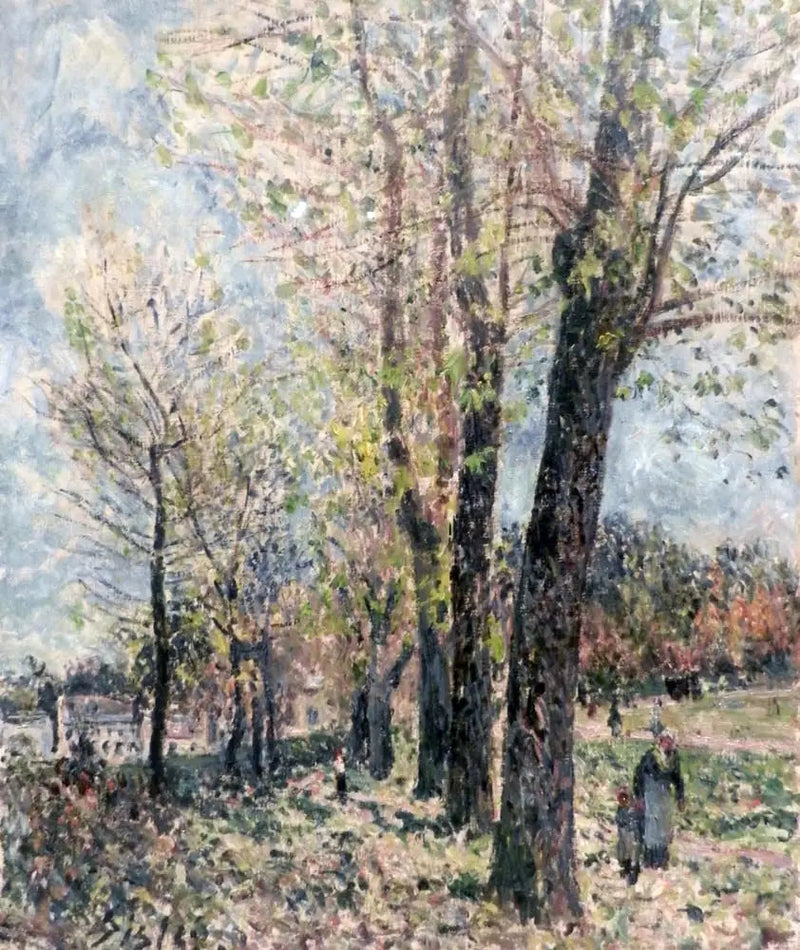 Landskap i nærheten av Moret - Alfred Sisley