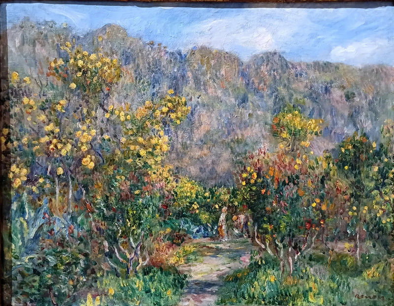 Landskap med mimosaer - Pierre-Auguste Renoir