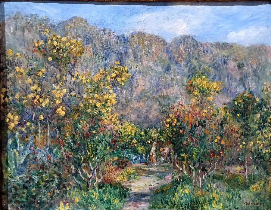 Landskap med mimosaer - Pierre-Auguste Renoir