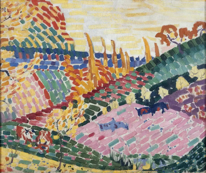 Landskap med kyr - Robert Delaunay