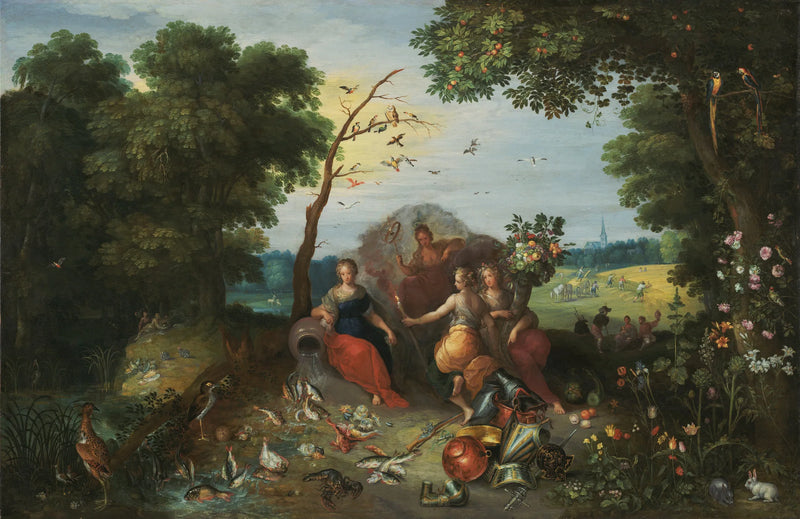 Paysage avec allégories des quatre éléments - Jan Brueghel le Jeune