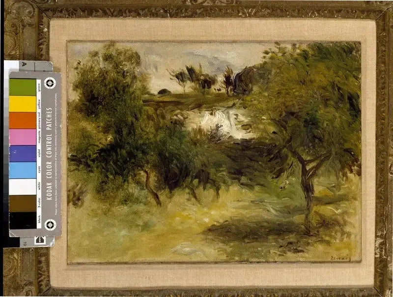 Paysage avec des arbres de Pierre-Auguste Renoir, Ashmolean Museum WA1988.290