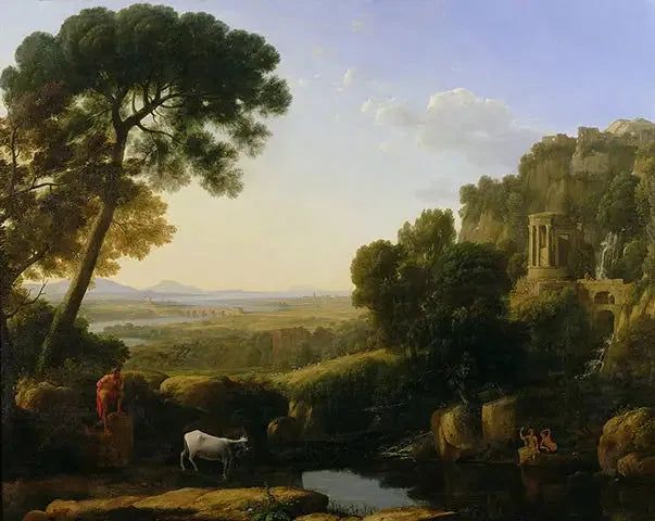 Landskap med Argus som vokter Io - Claude Lorrain