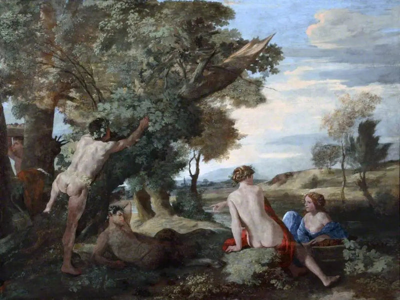  Landskap med Bacchus og Ceres - Nicolas Poussin