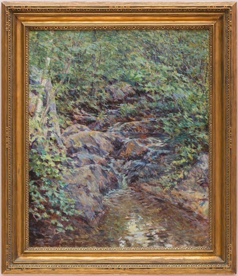  Landskap med foss - Robert Lewis Reid