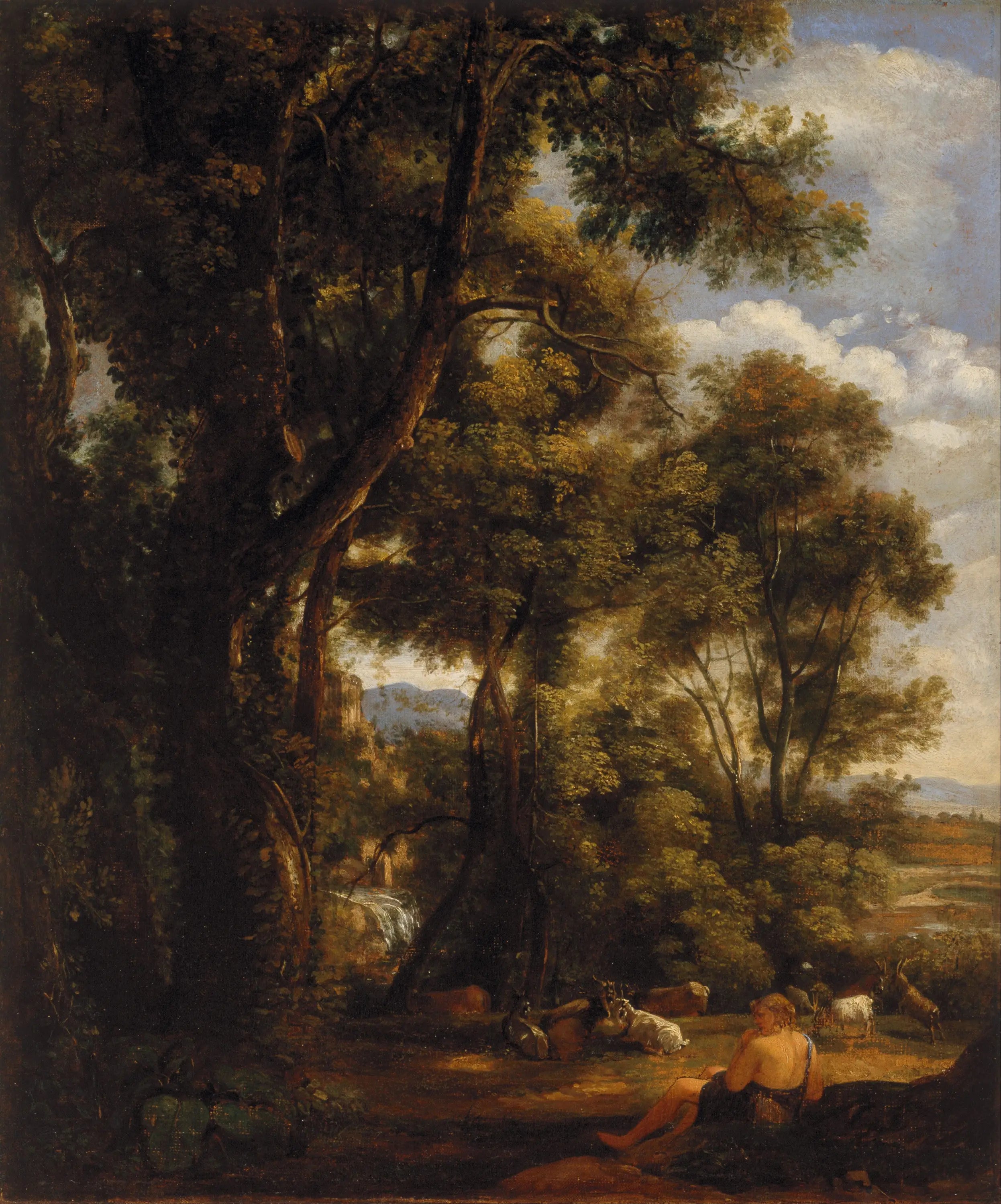 Paysage avec chevrier et chèvres (d’après Claude) - John Constable - Alpha Reproduction