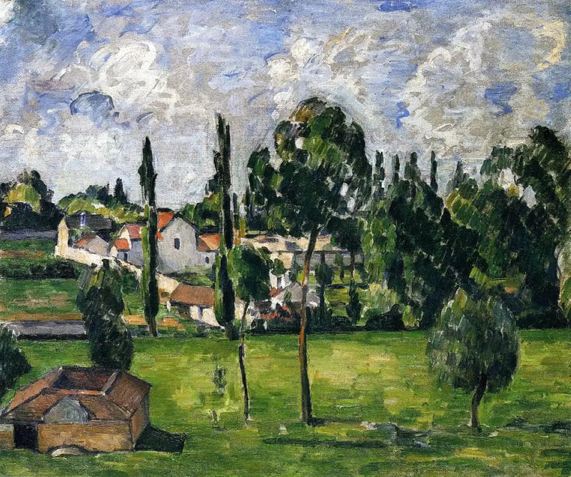 Landskap med vannføring - Paul Cézanne