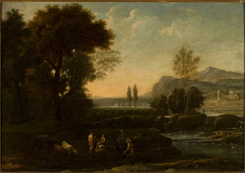 Landskap med gjetere - Claude Lorrain