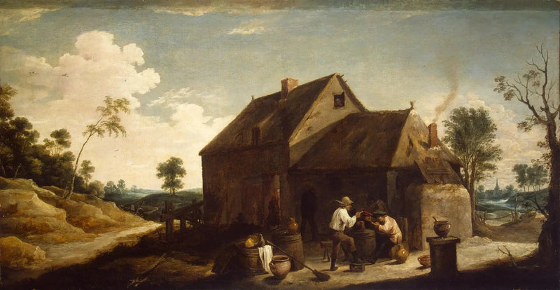 Landskap med bønder foran en vertshus - David Teniers den Yngre

Source:
Paysage avec des paysans devant une auberge - David Teniers le Jeune