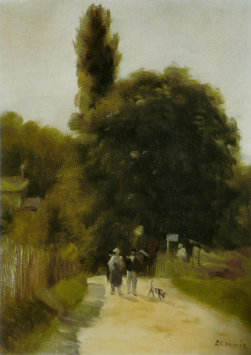 Landskap med to personer - Pierre-Auguste Renoir