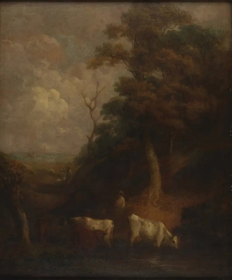 Landskap med husdyr og en dam - Thomas Gainsborough

Source:
Paysage avec du bétail et un étang - Thomas Gainsborough