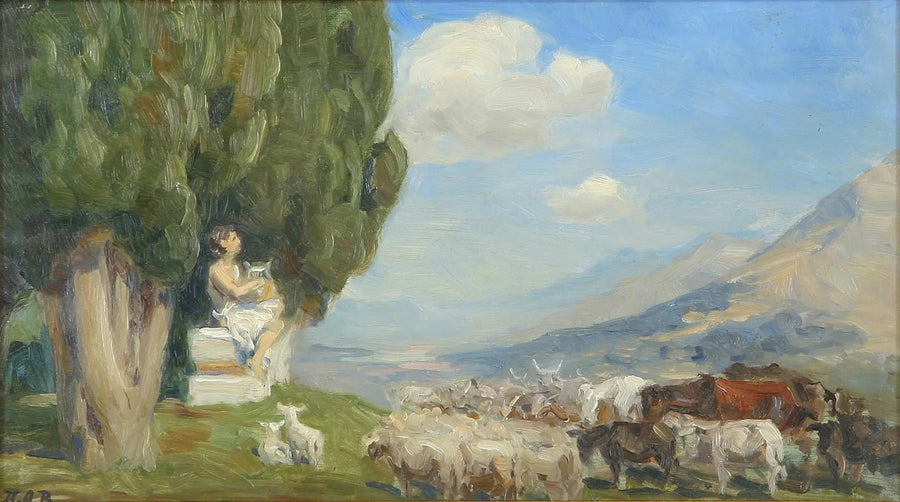 Landskap med husdyr. - H. A. Brendekilde

Source:
Paysage avec du bétail. - H. A. Brendekilde