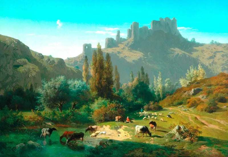 Landskap med husdyr - Rosa Bonheur