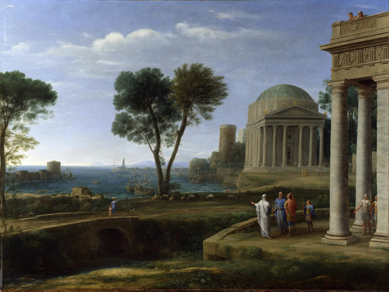 Landskap med Aeneas på Délos - Claude Lorrain