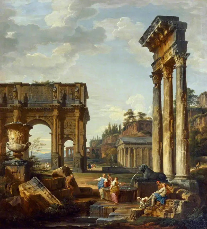 Landskap med Konstantins bue - Giovanni Paolo Panini

Source:
Paysage avec l'Arc de Constantin - Giovanni Paolo Panini