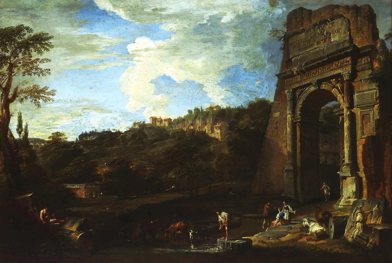Landskap med Titus-buen - Giovanni Paolo Panini

Source:
Paysage avec l'arc de Titus - Giovanni Paolo Panini