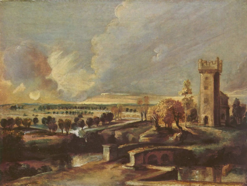 Landskap med slottstårnet « Steen » - Peter Paul Rubens