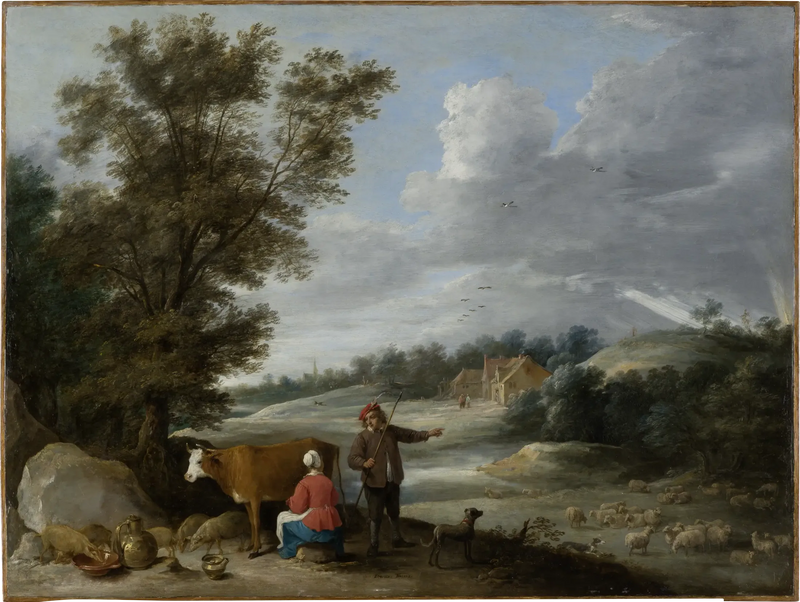 Landskap med melkekjører og hyrde - David Teniers den Yngre

Source:
Paysage avec laitière et berger - David Teniers le Jeune