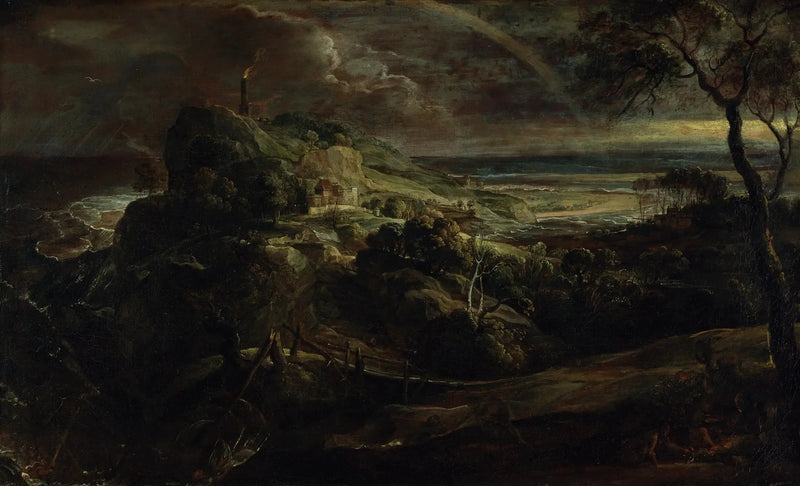 Landskap med skipsforlis av Paul - Peter Paul Rubens