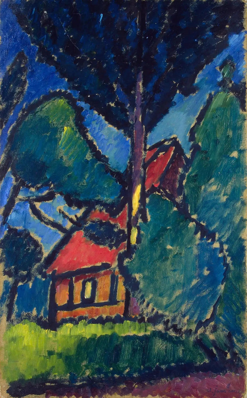  Landskap med rødt hus - Alexej von Jawlensky

Source:
Paysage avec maison rouge - Alexej von Jawlensky