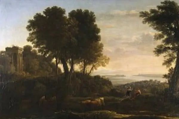 Landskap med Merkur og Battus - Claude Lorrain