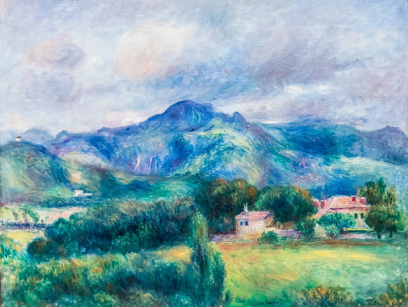 Landskap med fjell - Pierre-Auguste Renoir