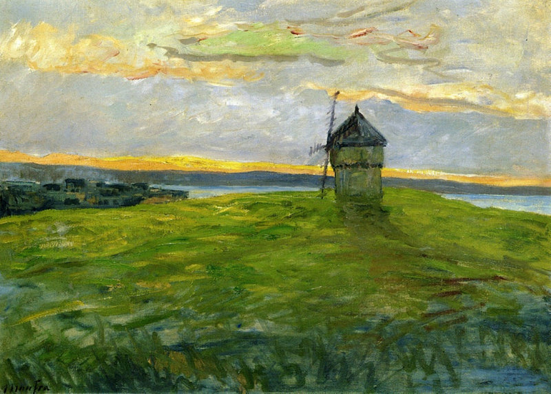  Landskap med vindmølle - Maxime Maufra