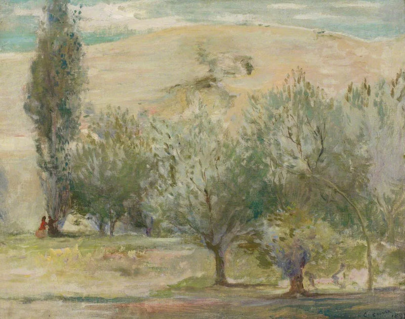  Landskap med personer - Charles Conder