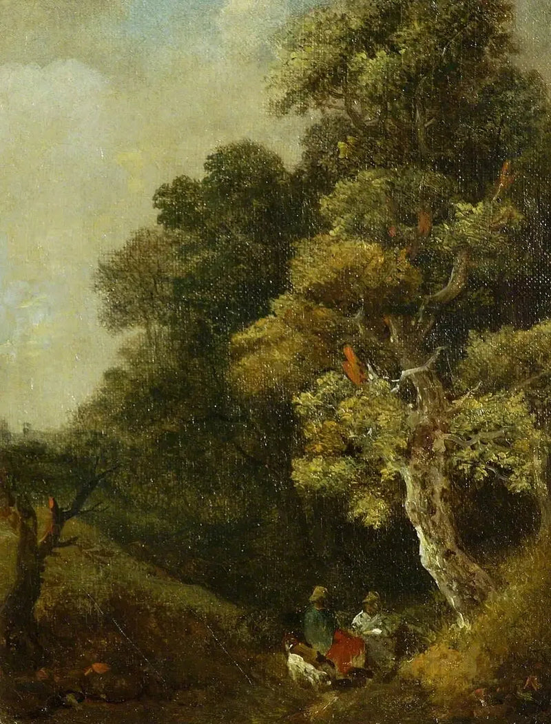 Landskap med personer under et tre - Thomas Gainsborough

Source:
Paysage avec personnages sous un arbre - Thomas Gainsborough
