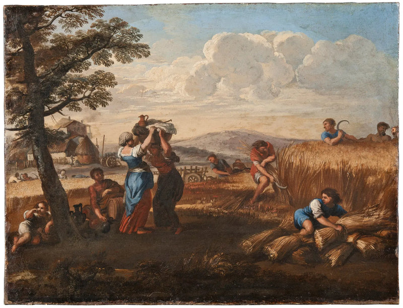 Landskap med innhøsting - Pietro da Cortona