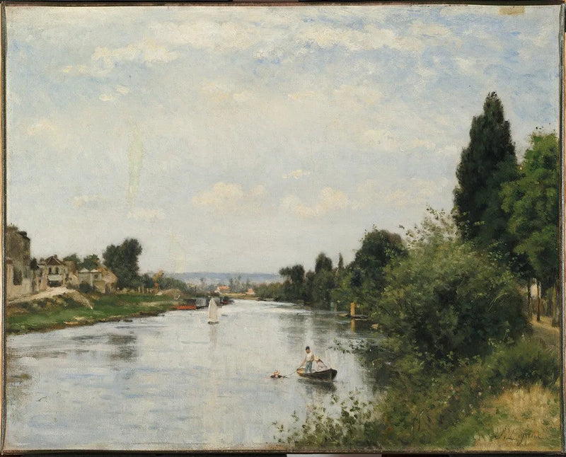  Landskap med elv - Stanislas Lépine
