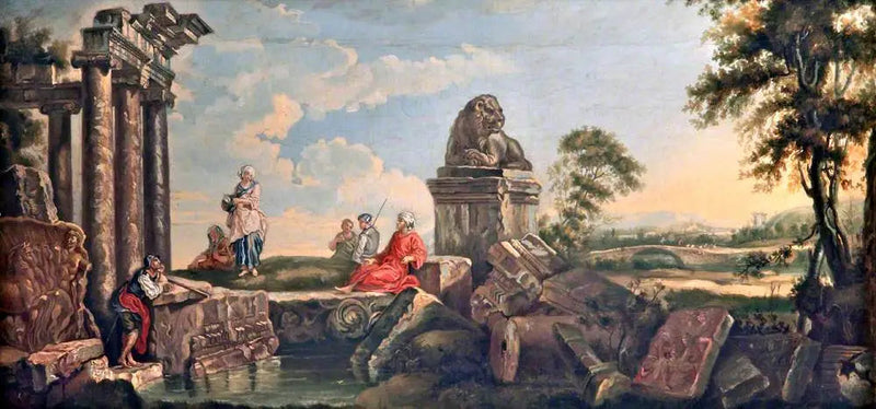  Landskap med ruiner og klassiske figurer - Giovanni Paolo Panini

Source:
Paysage avec ruines et figures classiques - Giovanni Paolo Panini