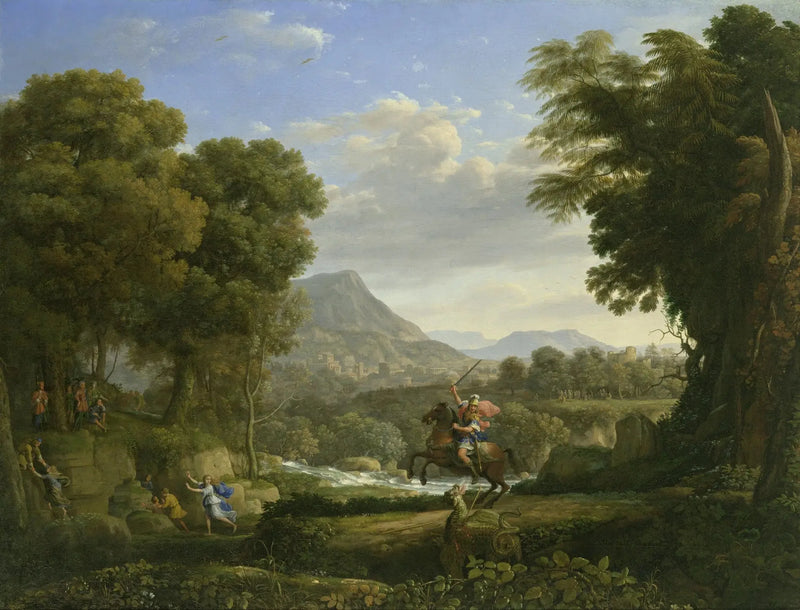 Landskap med Saint Georges og Dragen - Claude Lorrain